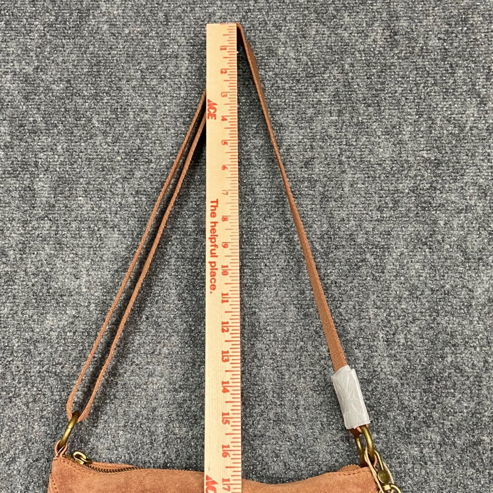 The Sak Lucia Leather Hobo Bag Women's Suede Patchwork Crossbody Purse 107528 - Picture 8 of 15